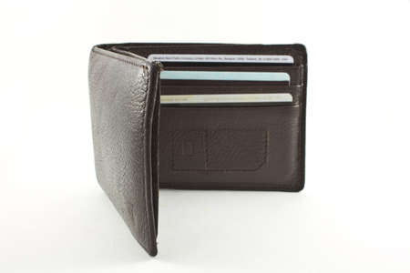Man wallet isolated on white background