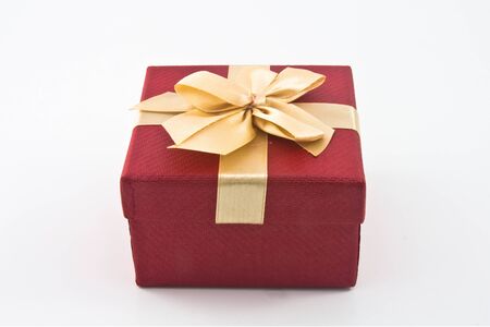 red gift boxの写真素材