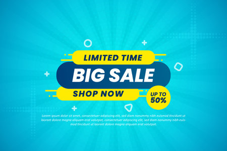 Sale banner template design. Best offer discount banner template promotionのイラスト素材