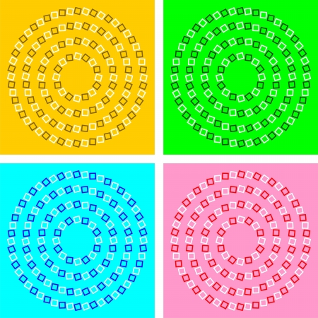 Spiral or round illusion のイラスト素材