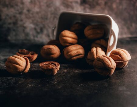 baked caramel nuts