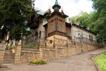 Dacha Feodor Chaliapin, Russian opera and chamber singer, Russia, Kislovodskのeditorial素材