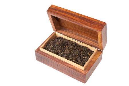 Tea leaves for black tea from India