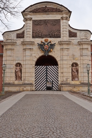 The Peter and Paul Fortress, Gate, St  Petersburg, Russiaの写真素材