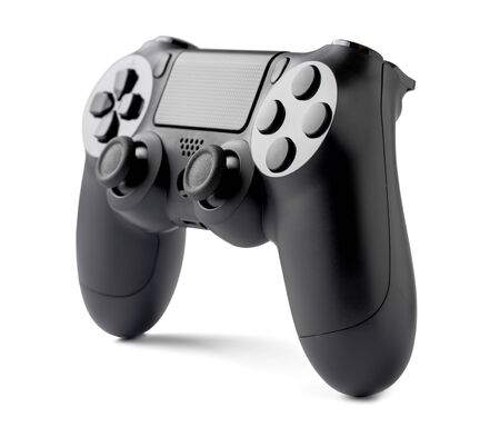 Gamepad on white background, isolated close-upの写真素材