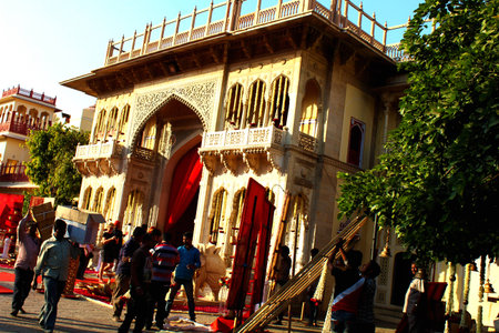 Amer Fort, Jaipur, Rajasthan, Indiaのeditorial素材