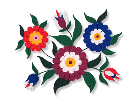 Flower design, Floral background.の写真素材