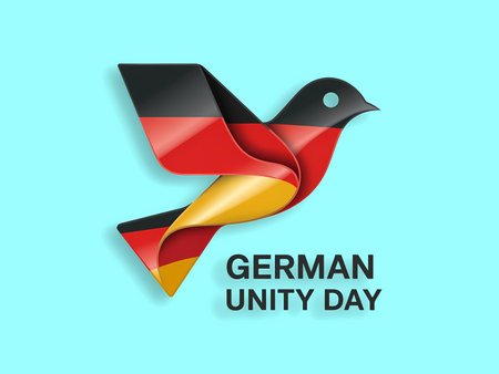 illustration of a Background for German Unity Day.