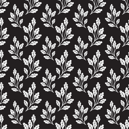 Abstract patterns sprigs black and white doodles sketchのイラスト素材