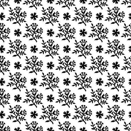 Abstract pattern black and whit doodle Sketchのイラスト素材