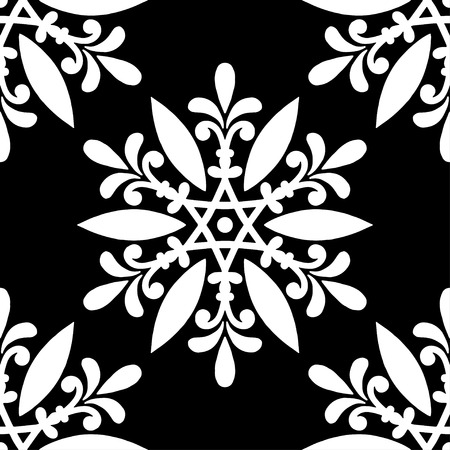 Abstract pattern black and whit doodle Sketchのイラスト素材