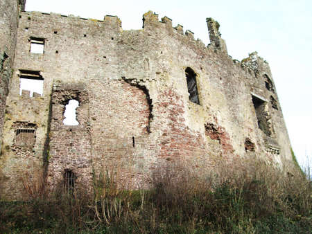Ruins of an old castle.の写真素材