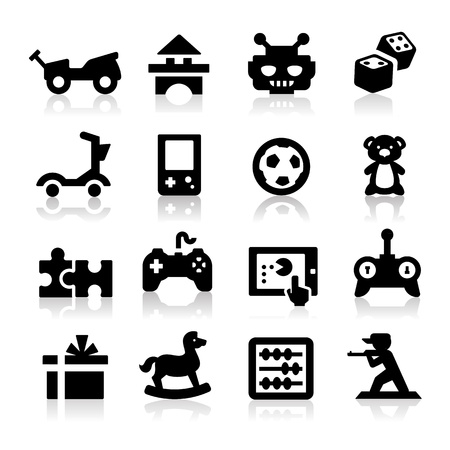 Toy icons のイラスト素材