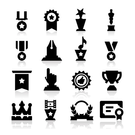 Medals iconsのイラスト素材
