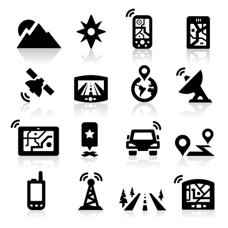 Gps Iconsのイラスト素材 ストックフォト 写真素材のstock Foto ストックドットフォト