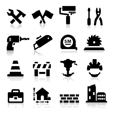 Construction iconのイラスト素材