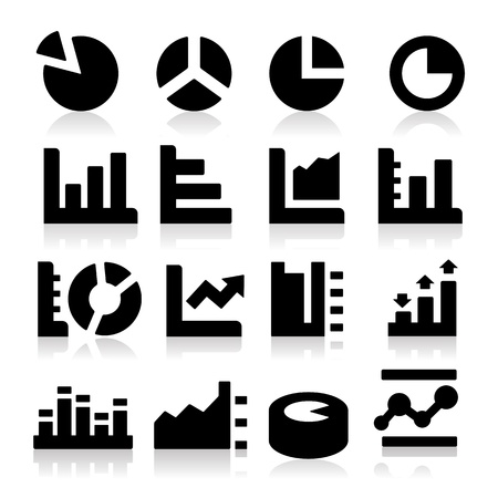 Diagrams Icons のイラスト素材
