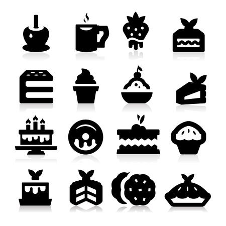 Dessert Iconsのイラスト素材