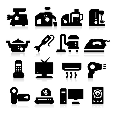 Electronic Devices Iconsのイラスト素材
