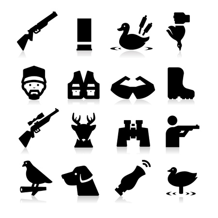 Hunting Iconsのイラスト素材