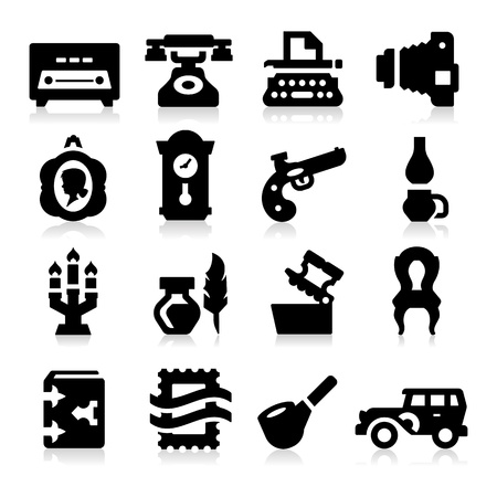 Vintage Iconsのイラスト素材