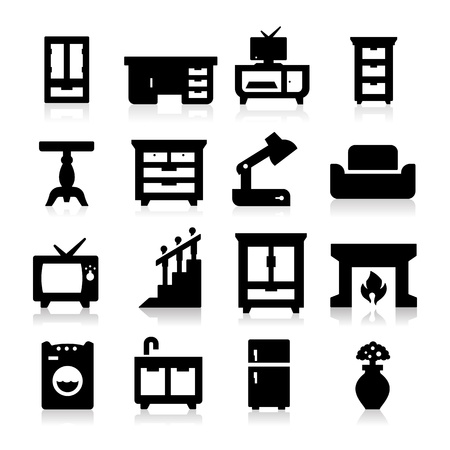 Furniture Iconsのイラスト素材