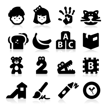 Preschool Iconsのイラスト素材
