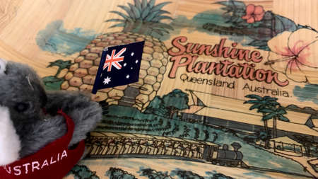 Bright souvenirs from Australia presented to you on Australia Day on January 26の写真素材