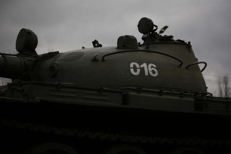 Kursk, Russia - 04/03/2022: Park of military equipment of the Great Patriotic War "Patriot". Exhibits of military equipment of the Soviet Union, participated in the Second World Warのeditorial素材