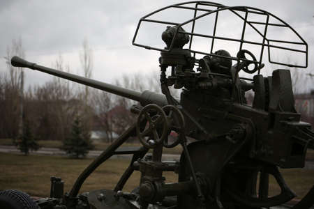 Kursk, Russia - 04/03/2022: Park of military equipment of the Great Patriotic War "Patriot". Exhibits of military equipment of the Soviet Union, participated in the Second World Warのeditorial素材