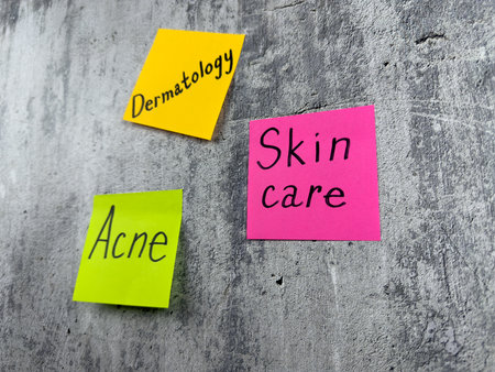 Take care of your skin today. Important reminder about the health of people's skin and protection of epidermis. Beauty treatments for skin health conceptの写真素材