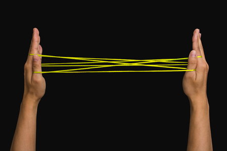 Hand and rope