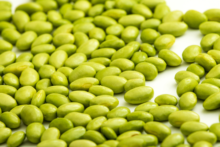 Fresh edamame beansの写真素材