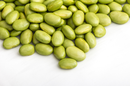 Fresh edamame beansの写真素材