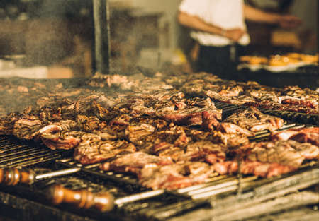 Grilled Meat Ready to Eatの写真素材