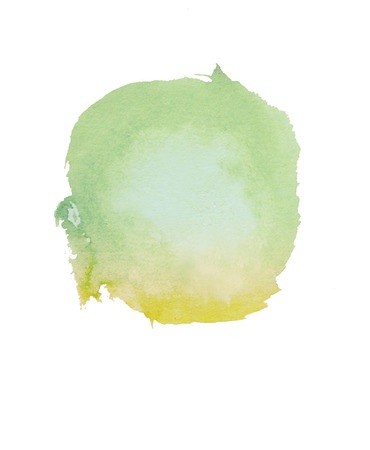 Gradient watercolor art hand paint isolated on white background. Square watercolour banner.の写真素材