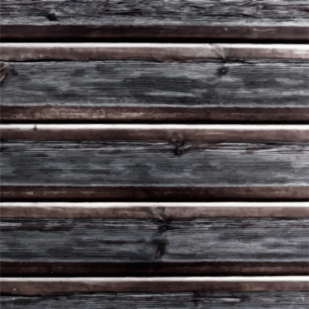 Wood texture, vector illustration. Natural Dark Wooden Background.のイラスト素材