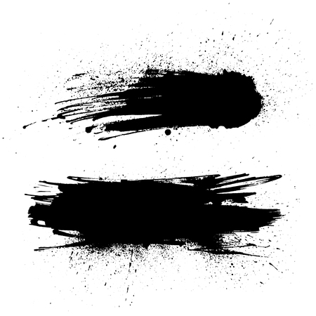 Grunge Paint stripe. Brush Stroke.のイラスト素材