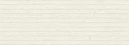 White wooden background. Old weathered wood surface with long boards lined up vector illustration. Wooden planks on a wall or floor with grain and texture. Light neutral tones. Washed painted textureのイラスト素材