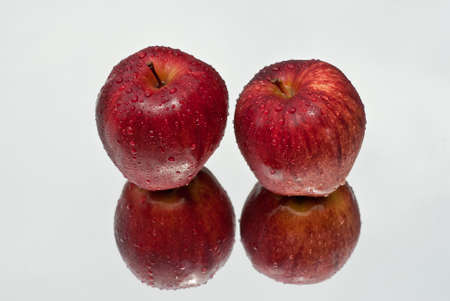 two applesの写真素材