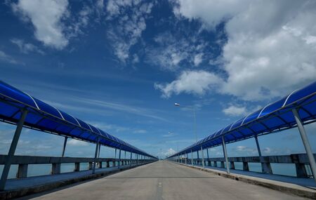 cloudscape nice shape in very blue skyの写真素材