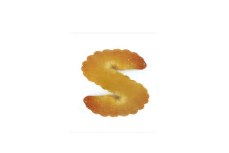 cracker font isolated on white background