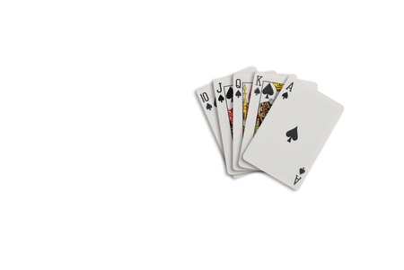 card game isolated on white background