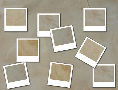 old paper background isolated on white backgroundの写真素材