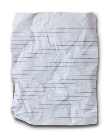 blank white paper on white backgroundの写真素材