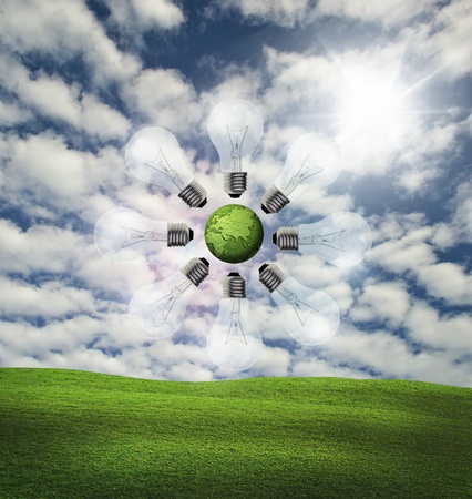art work of concepts idea with nature backgroundの写真素材