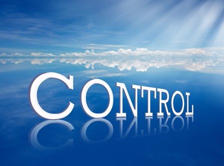 art work of business keyword with nature backgroundの写真素材