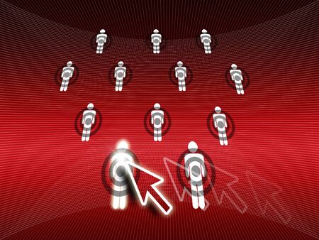 graphic work of selection idea on attractive background.の写真素材