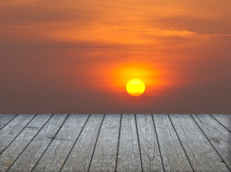 art work of wood floor for relax idea.の写真素材