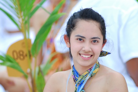 KO SAMUI, THAILAND - AUGUST 25: World record of Thailand spa at ko samui  on August 25,2011 
in Ko Samui island, Thailand. There are 250 therapist simultaneous massages for world record.のeditorial素材